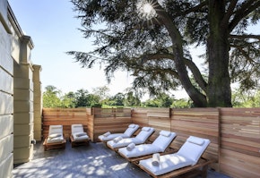 Down Hall Hotel & Spa Outdoor Relaxation Area