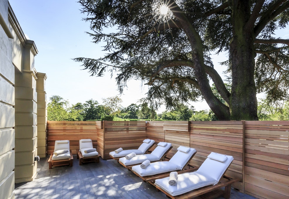 Down Hall Hotel & Spa Outdoor Relaxation Area
