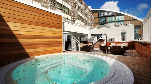 Hilton at The Ageas Bowl Outdoor Hot Tub