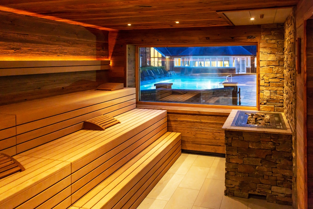 Ardencote Hotel & Spa Destination Spa Outdoor Tyrolean Kilo Sauna Evening