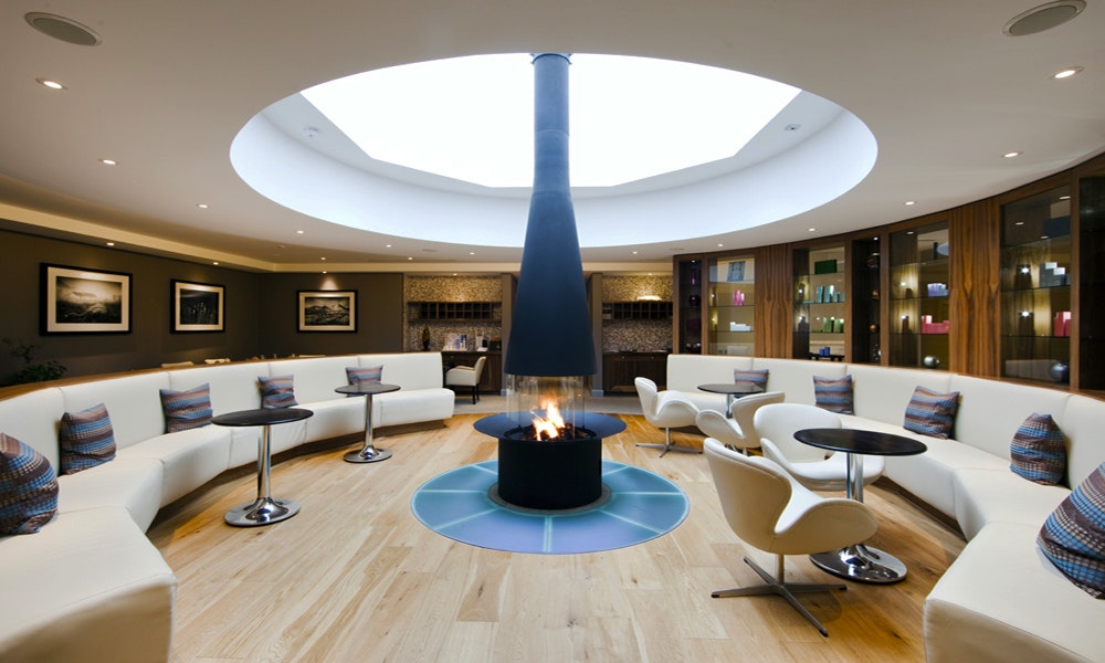 Armathwaite Hall Hotel & Spa Lounge Area with Fireplace