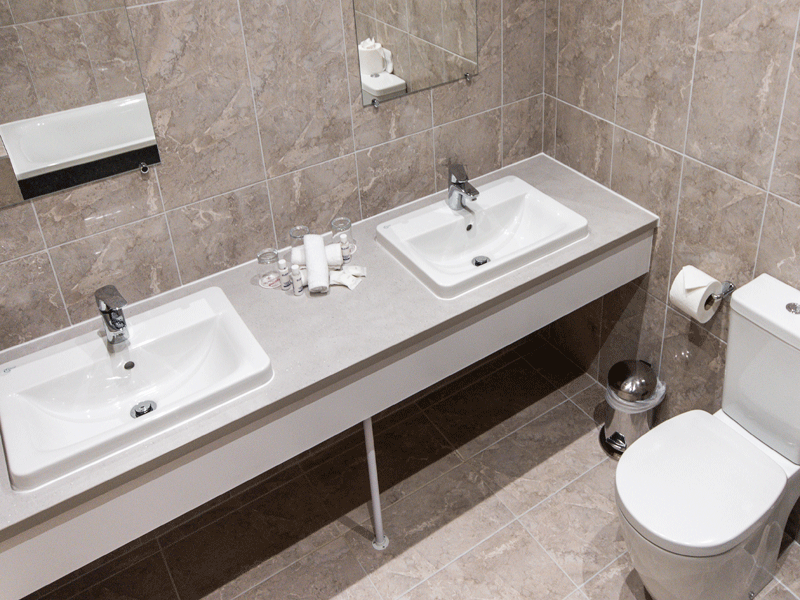 The Parsonage Hotel and Spa Bathroom