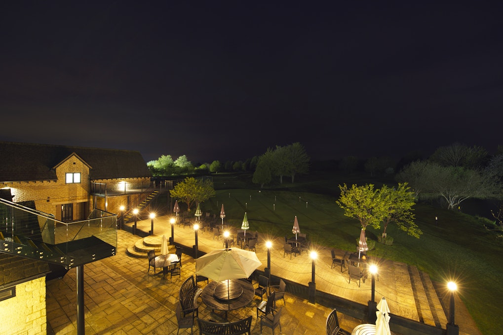 Bicester Hotel Golf & Spa Terrace at Night