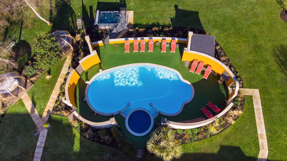 Bishopstrow Hotel & Spa Drone Outdoor Pool