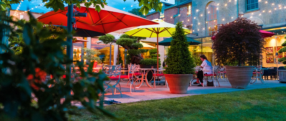 The Bishopstrow Hotel & Spa Terrace Night