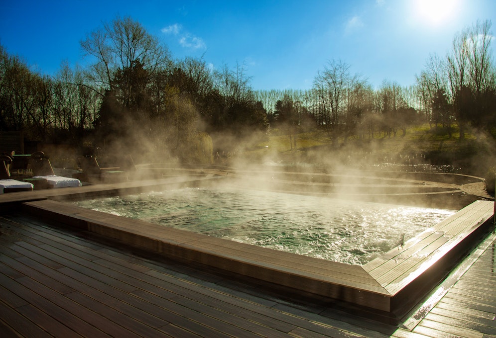 The Spa at Breedon Priory Outdoor Hot Tub