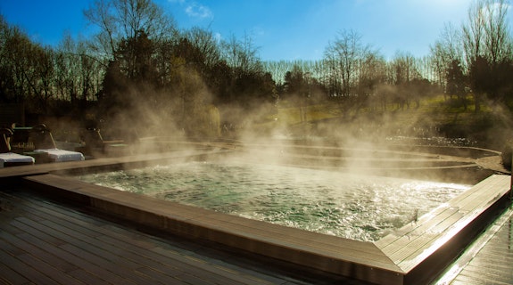 The Spa at Breedon Priory Outdoor Hot Tub
