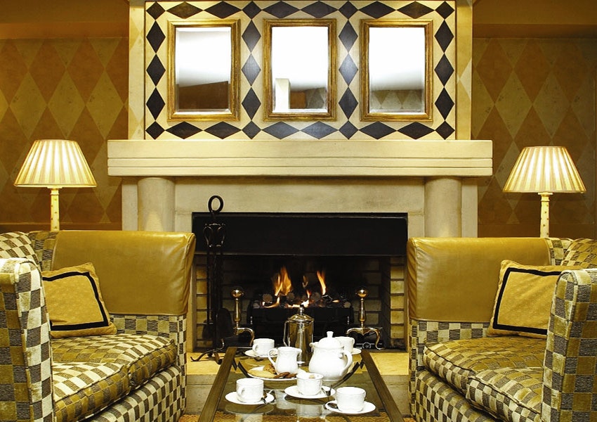 Brook Mollington Banastre Hotel & Spa Lounge Fireplace