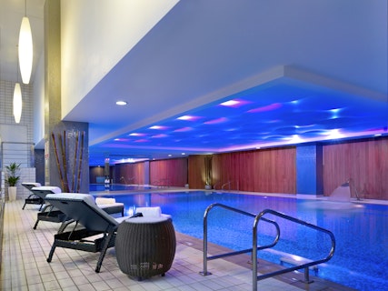 The Chelsea Harbour Hotel & Spa Swimming Pool Evening