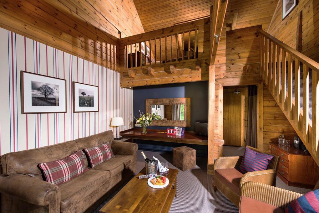 Chevin Country Park Hotel & Spa Cabin Living Area