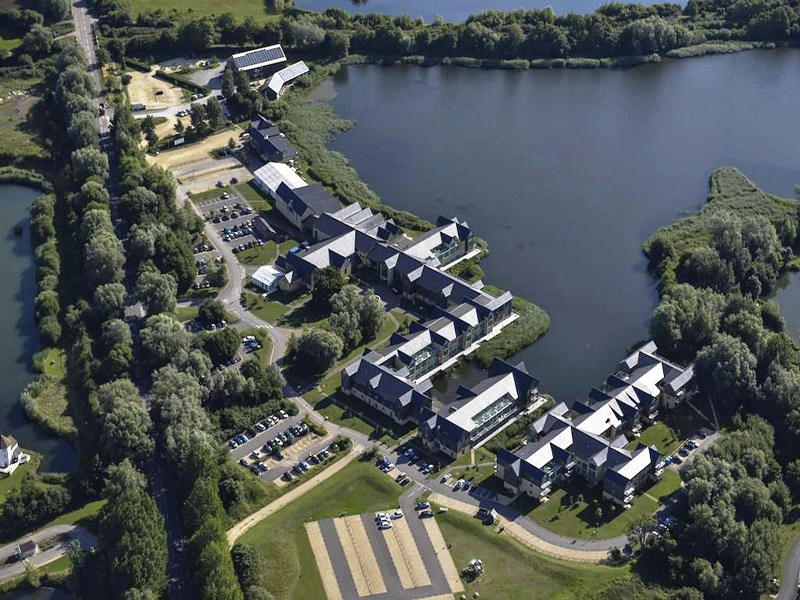 De Vere Cotswold Water Park Aerial View