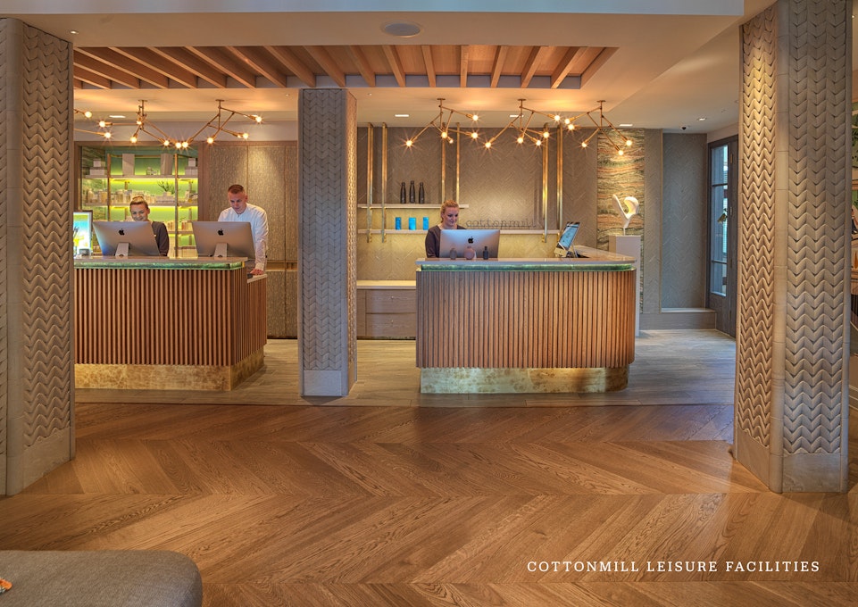 Cottonmill Spa at Sopwell House Reception Area