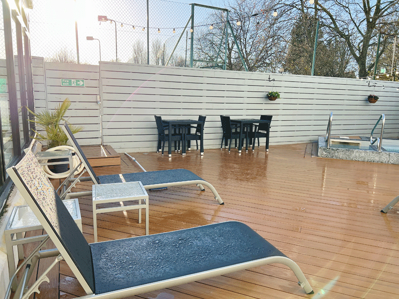 PURE Spa Coventry Outdoor Area