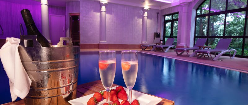 Crabwall Manor and Spa Poolside Strawberries & Champagne
