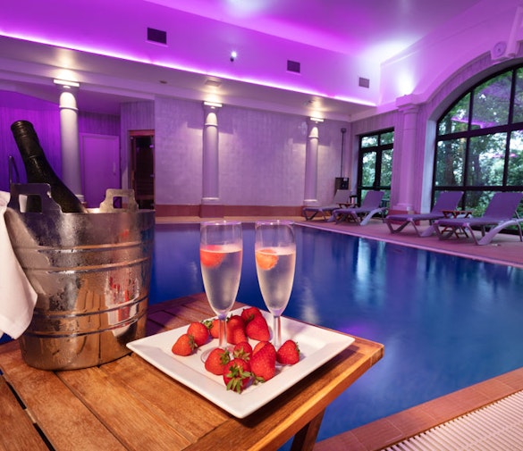 Crabwall Manor and Spa Poolside Strawberries & Champagne