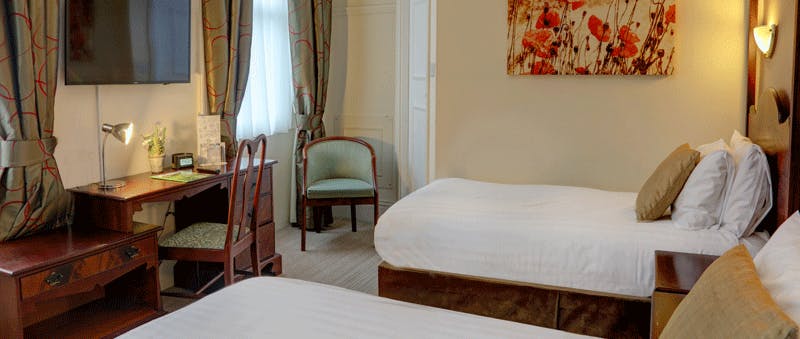 Verbeia Spa at the Best Western Plus Craiglands Hotel Twin Bedroom