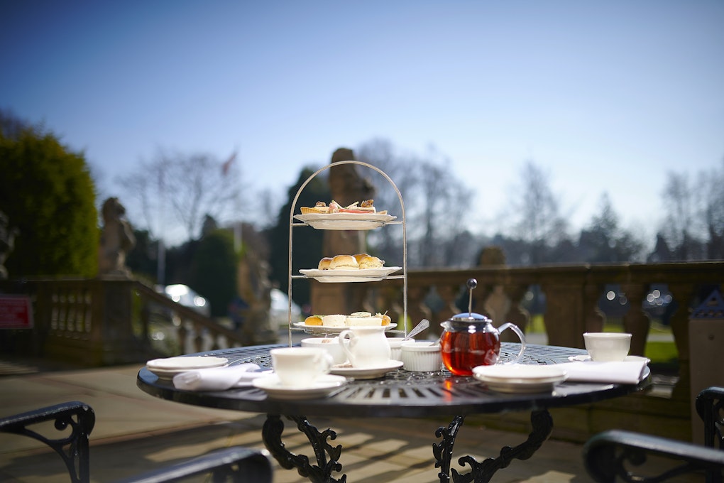  Crewe Hall Hotel & Spa Afternoon Tea Outdoors
