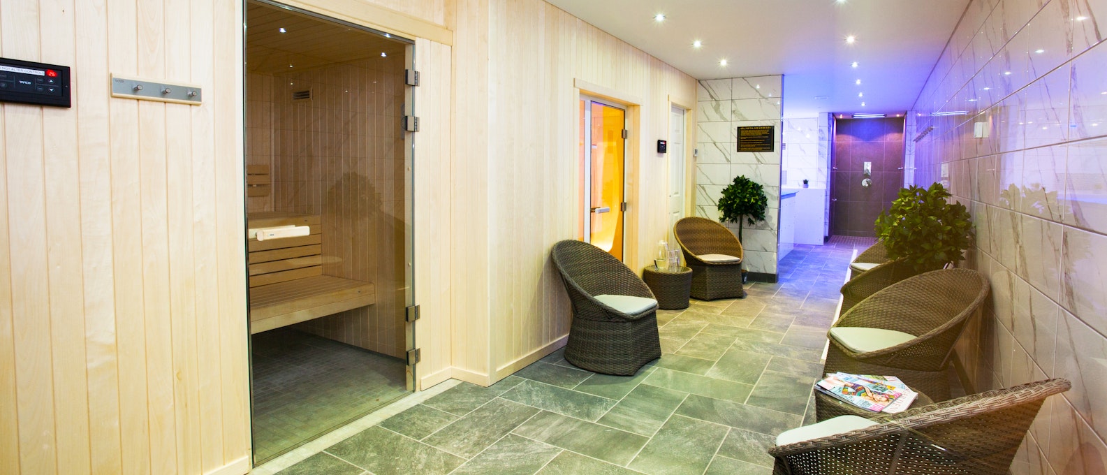 Dorset Spa Therapy at George Albert Hotel Thermal Area Seating
