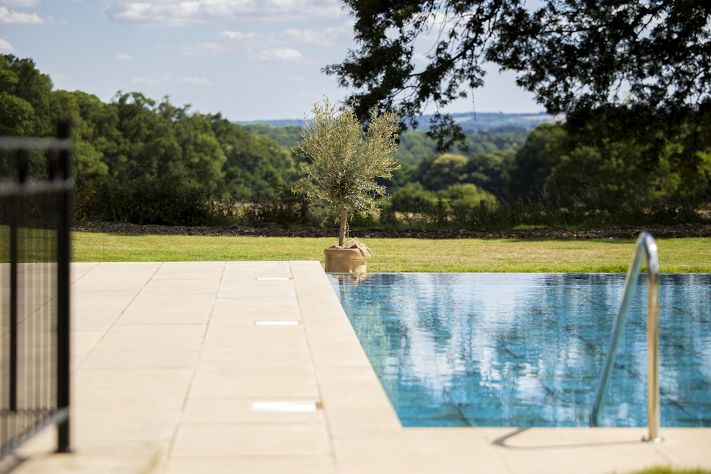 The Retreat at Elcot Park Outdoor Pool with View