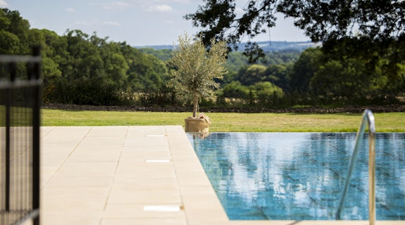 The Retreat at Elcot Park Outdoor Pool with View