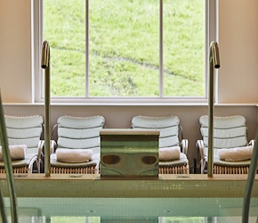 The Retreat at Elcot Park Poolside Loungers