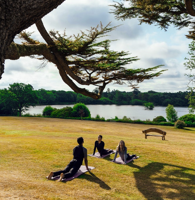 Champneys Forest Mere Spa Resort Yoga Outdoors