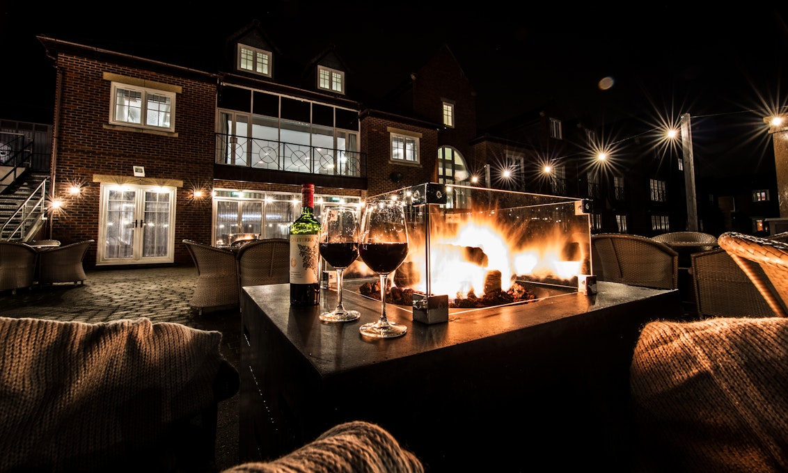 Formby Hall Golf Resort and Spa Night Terrace
