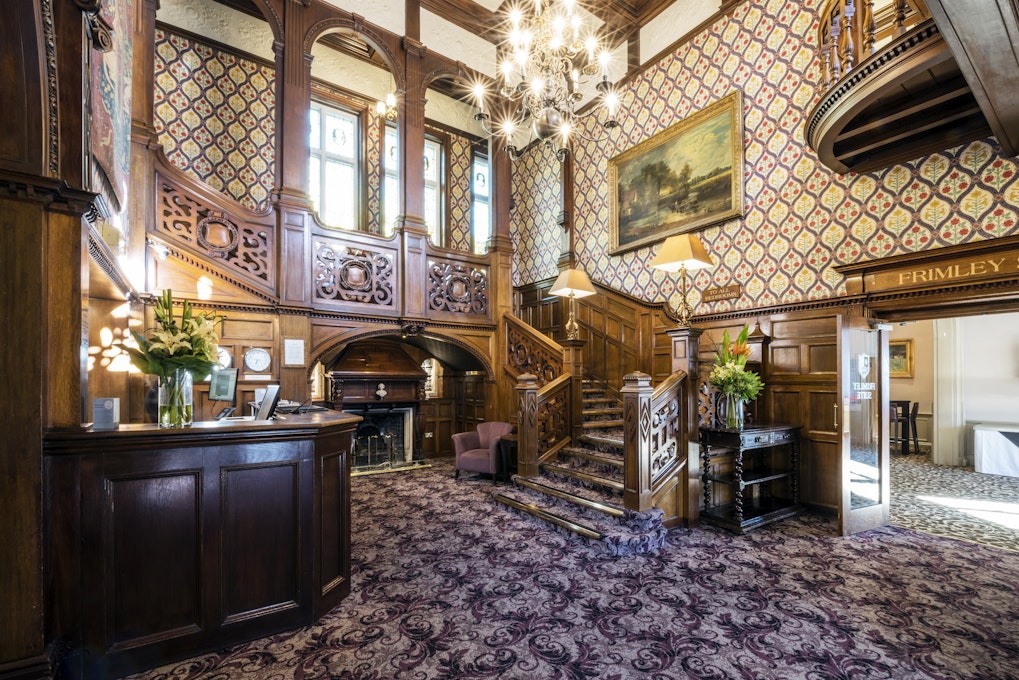 Macdonald Frimley Hall Hotel & Spa Reception Staircase