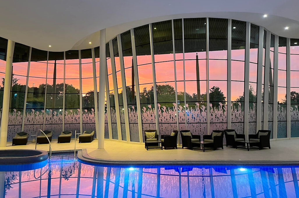 Hilton at St George's Park Swimming Pool at Sunset
