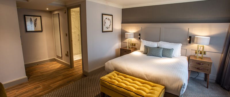 Lea Marston Hotel Double Bedroom 