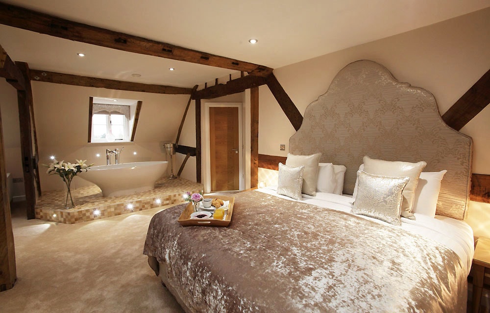Malvern View Spa at Bank House Hotel Penthouse Bedroom