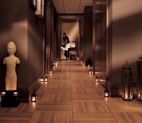Manchester Marriott Hotel Piccadilly Spa Corridor