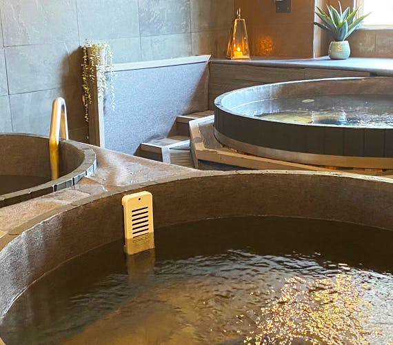 The Morritt Hotel and Garage Spa Trio of Hot Tubs