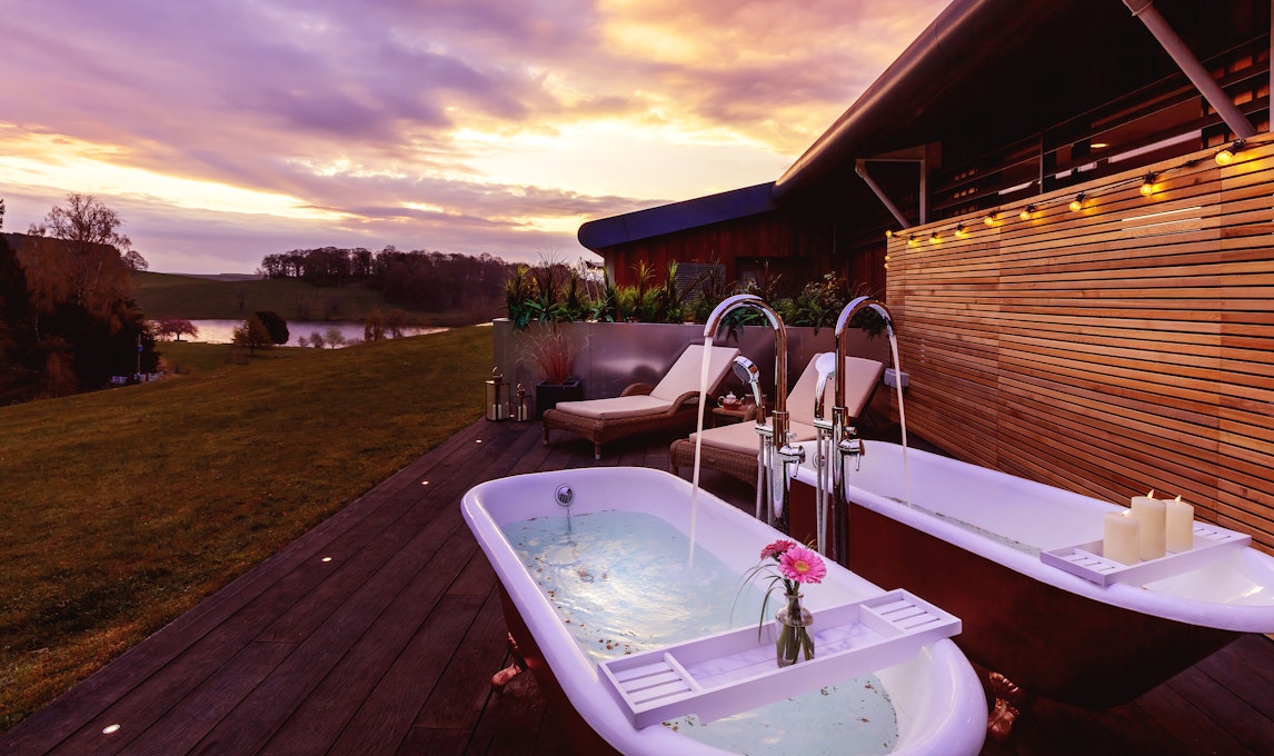 Nadarra Spa at The Coniston Hotel and Country Estate Outdoor Bath Tubs