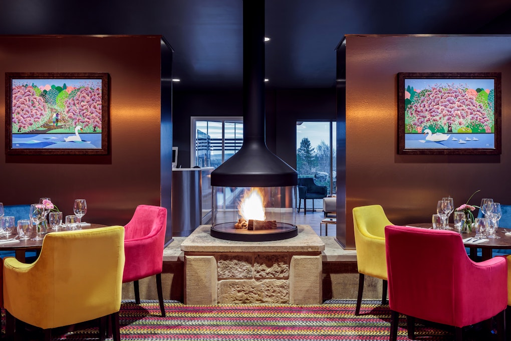 Nadarra Spa at The Coniston Hotel and Country Estate Restaurant Fireplace