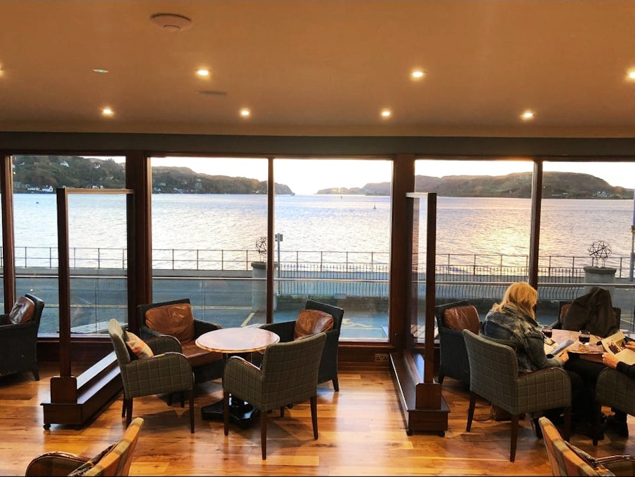 Oban Bay Hotel Lounge with View