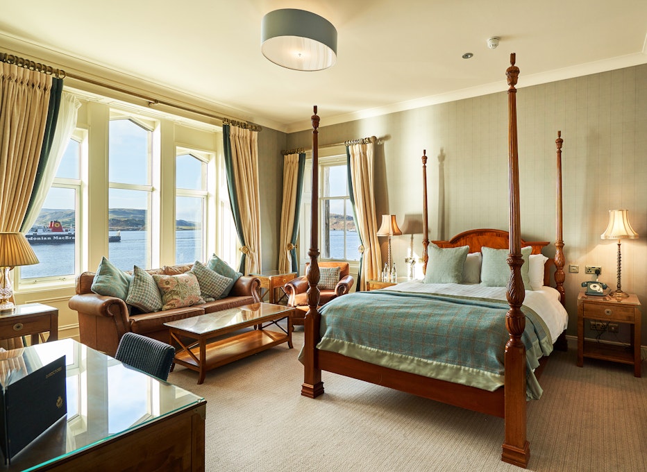 Oban Bay Hotel Suite Bedroom