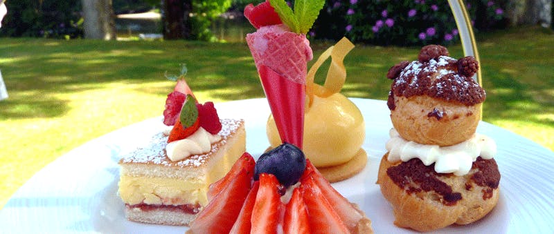 Dunkeld House Hotel Classic Afternoon Tea in the Garden