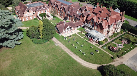 Pendley Manor Hotel Aerial