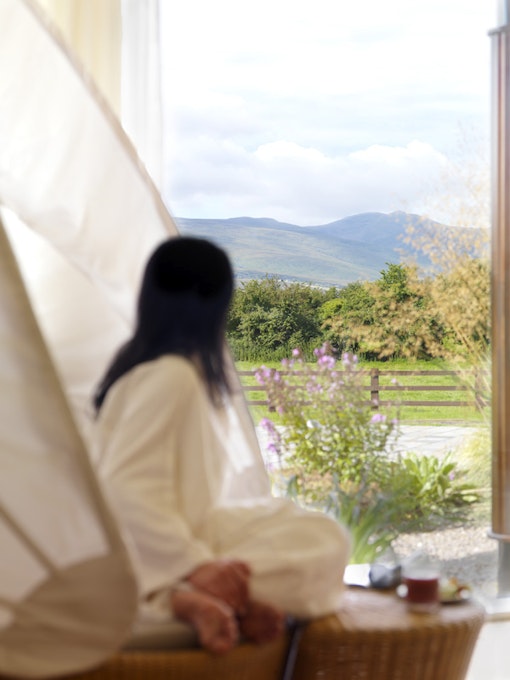 Ballygarry spa relaxation room view