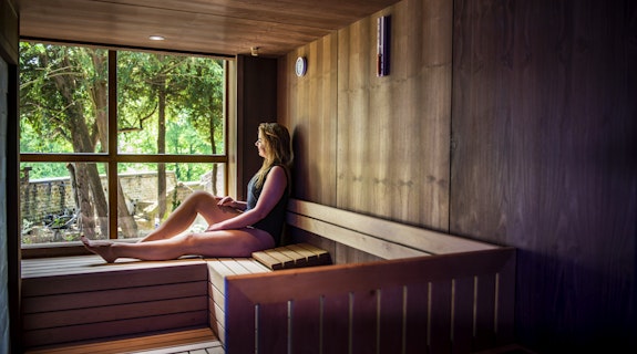  Ringwood Hall Hotel and Spa Lady in Sauna