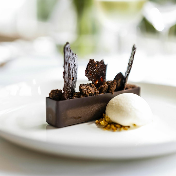 Rowton Hall Country House Hotel and Spa Chocolate Dessert