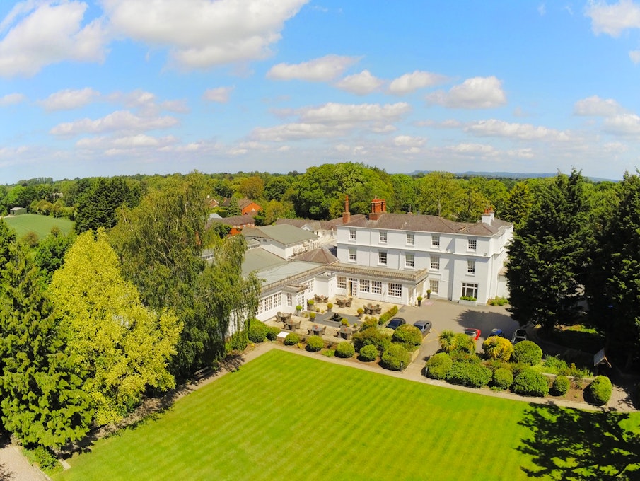 Rowton Hall Country House Hotel and Spa Exterior Aerial View