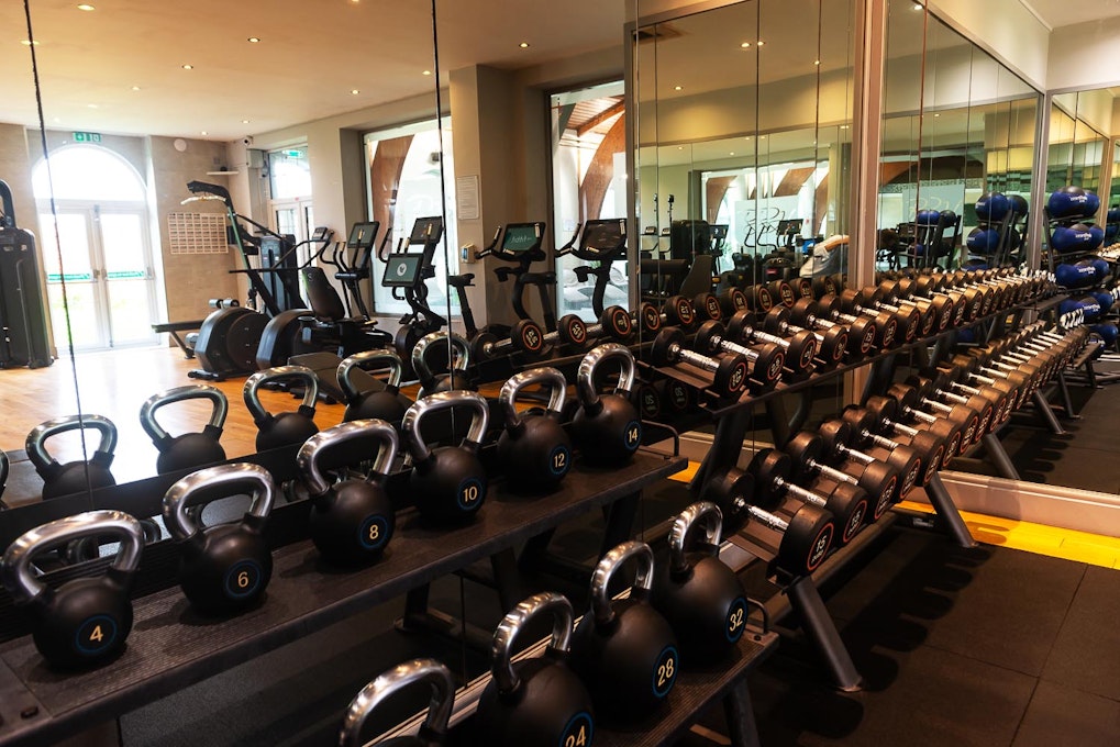 Rowton Hall Hotel and Spa Free Weights Kettlebells