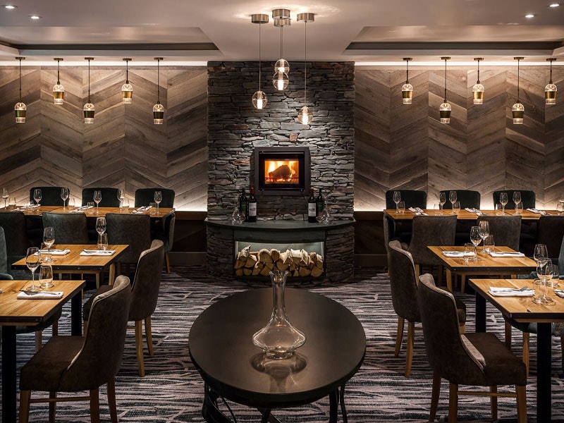 Langdale Hotel and Spa Stove Wineroom