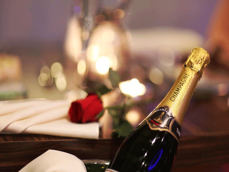 Stradey Park Hotel and Spa Champagne and Roses