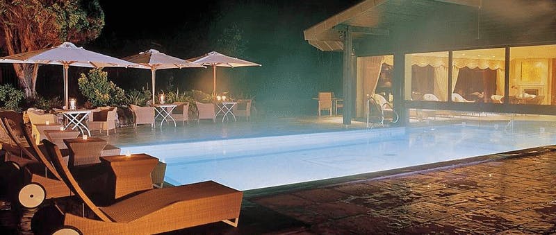 Fredricks Hotel and Spa Outdoor Pool at Night