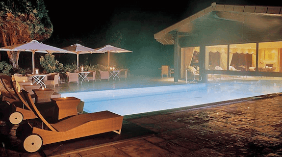 Fredricks Hotel and Spa Outdoor Pool at Night