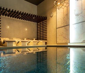 Devona Spa at Hilton Aberdeen Swimming Pool and Loungers