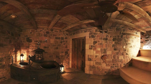 The Three Horseshoes Country Inn and Spa Stonebath Steam Room